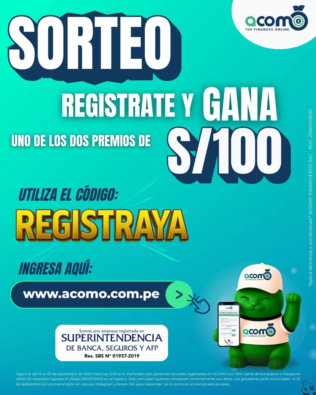 ACOMO - Horario de atención - Feriado